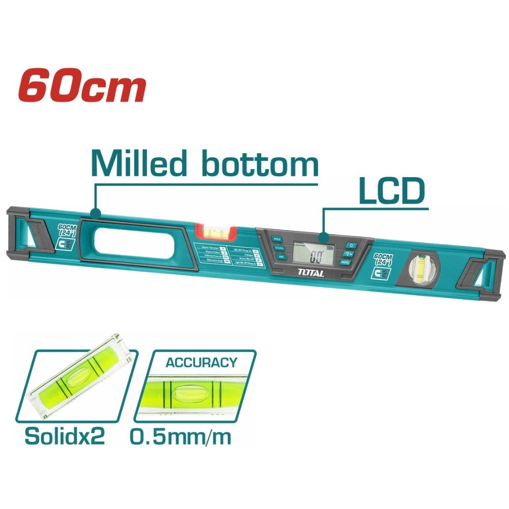 Thước đo kỹ thuật số 60cm Total TMT2606D 1 Thước đo kỹ thuật số 60cm Total TMT2606D