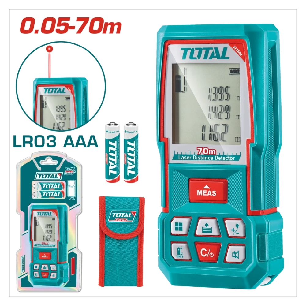 Máy đo khoảng cách tia laser 70m Total TMT57026 1 Máy đo khoảng cách tia laser 70m Total TMT57026