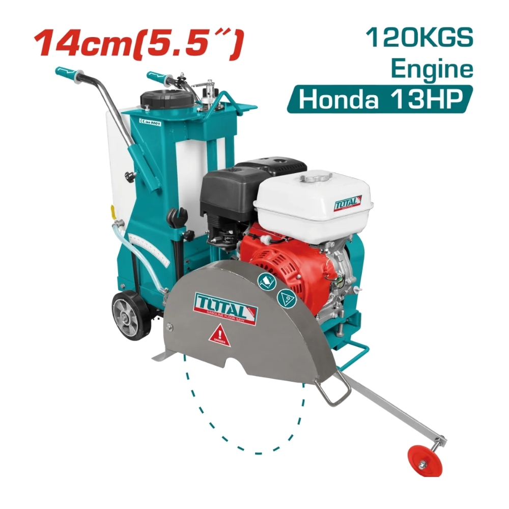 Máy cưa bê tông nhựa đường dùng xăng Total TP1016-1 1 Máy cưa bê tông nhựa đường dùng xăng Total TP1016-1
