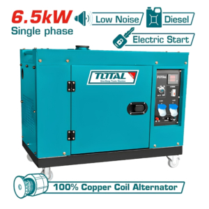 Máy phát điện chạy dầu diesel 6.5KW Total TP265001