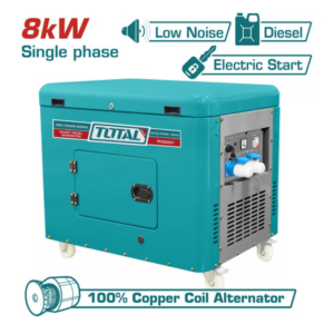 Máy phát điện chạy dầu diesel 8KW 13HP Total TP280001