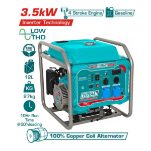 Máy phát điện chạy xăng biến tần 3.5kW Total TP340006