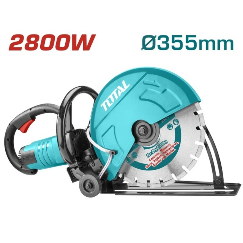 Máy cắt bê tông 2800W 355mm Total TPC9203556 1 Máy cắt bê tông 2800W 355mm Total TPC9203556