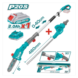 Bộ combo máy cắt TPSLI20081 và TPHT2016012 dùng pin 20V Total TPTS201681