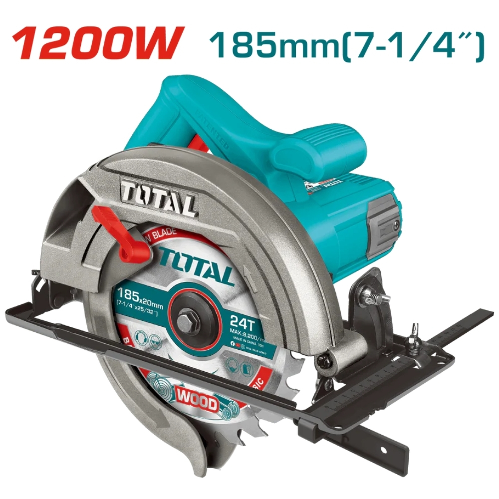 Máy cưa đĩa tròn 1200W Total TS11218576 1 Máy cưa đĩa tròn 1200W Total TS11218576