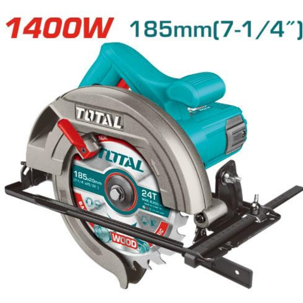 Máy cưa đĩa tròn 1400W Total TS11418526 1 Máy cưa đĩa tròn 1400W Total TS11418526