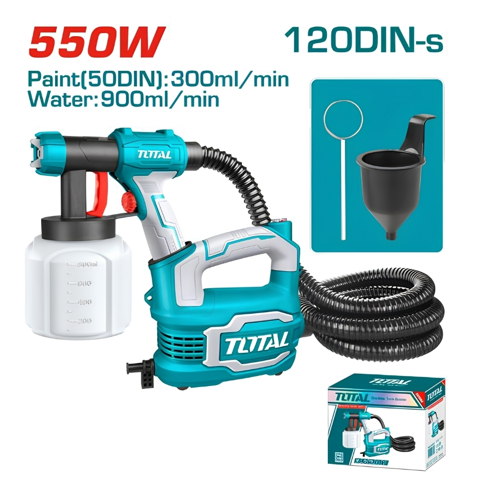 Máy phun sơn 550W Total TT5006 1 Máy phun sơn 550W Total TT5006