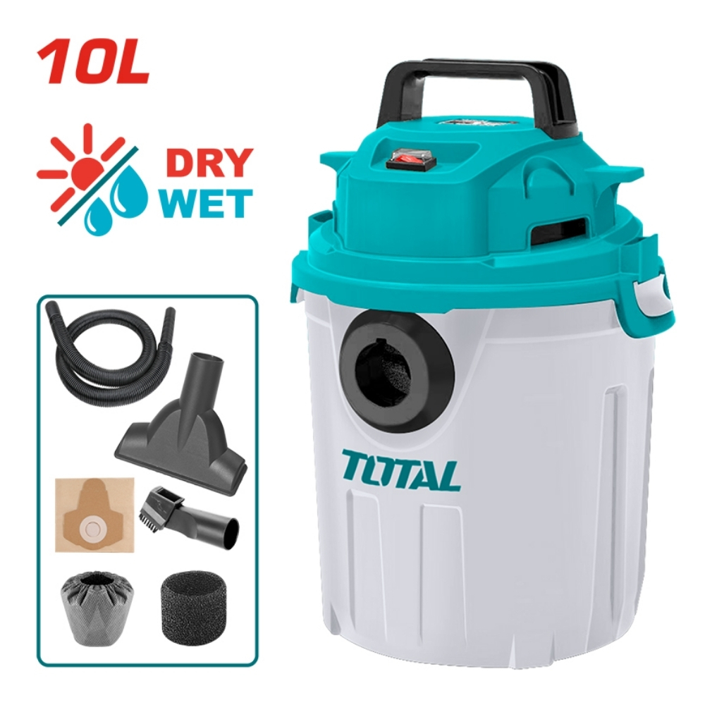 Máy hút bụi 10L 1000W Total TVC10101 1 Máy hút bụi 10L 1000W Total TVC10101