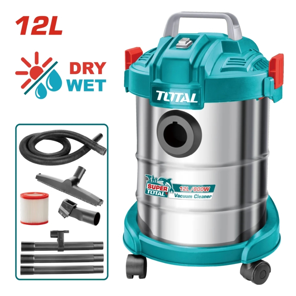 Máy hút bụi 12L 800W Total TVC14122 1 Máy hút bụi 12L 800W Total TVC14122