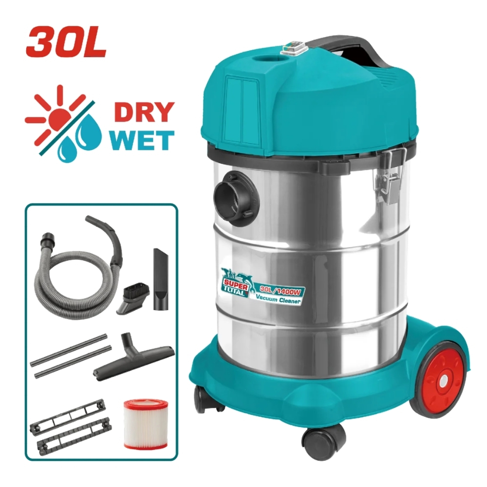 Máy hút bụi 30L 1400W Total TVC14301 1 Máy hút bụi 30L 1400W Total TVC14301