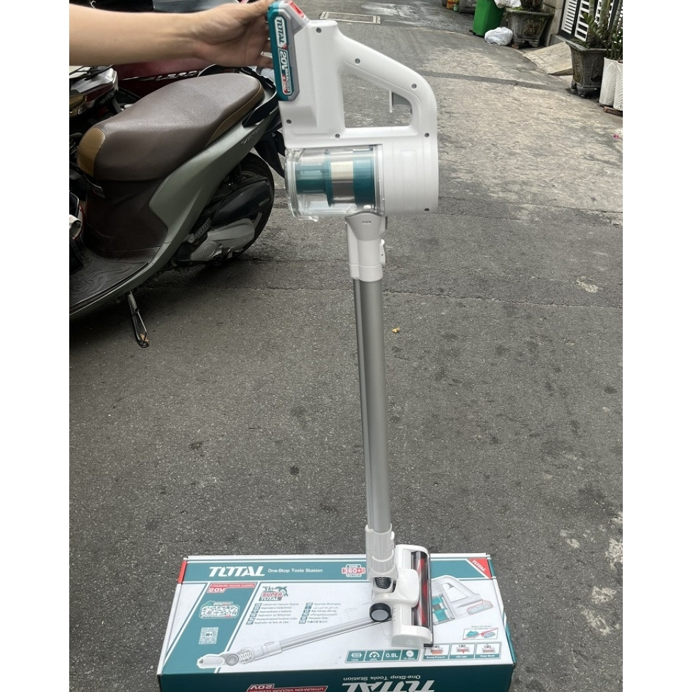 Máy hút bụi 0.8L dùng pin 20V Total TVLI2006 2 TVLI2006-2