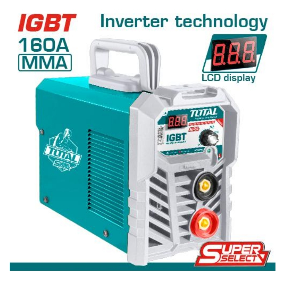 Máy hàn MMA Inverter 160A/75V Total TW21602 1 Máy hàn MMA Inverter 160A/75V Total TW21602