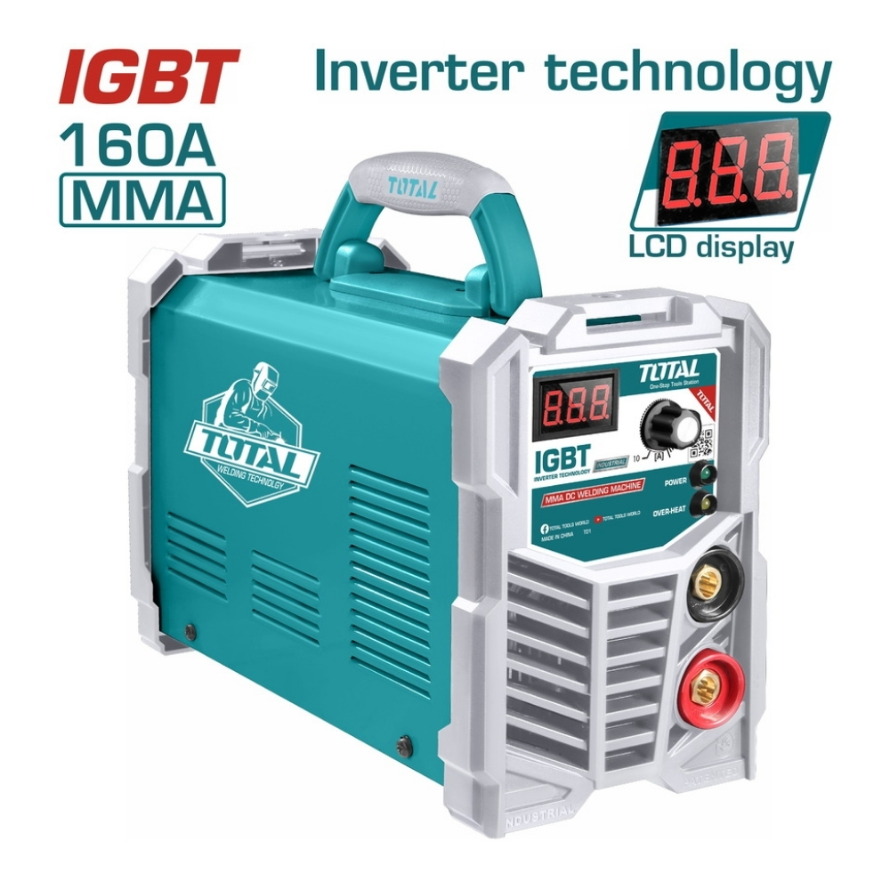 Máy hàn MMA Inverter 160A/65V Total TW21605 1 Máy hàn MMA Inverter 160A/65V Total TW21605