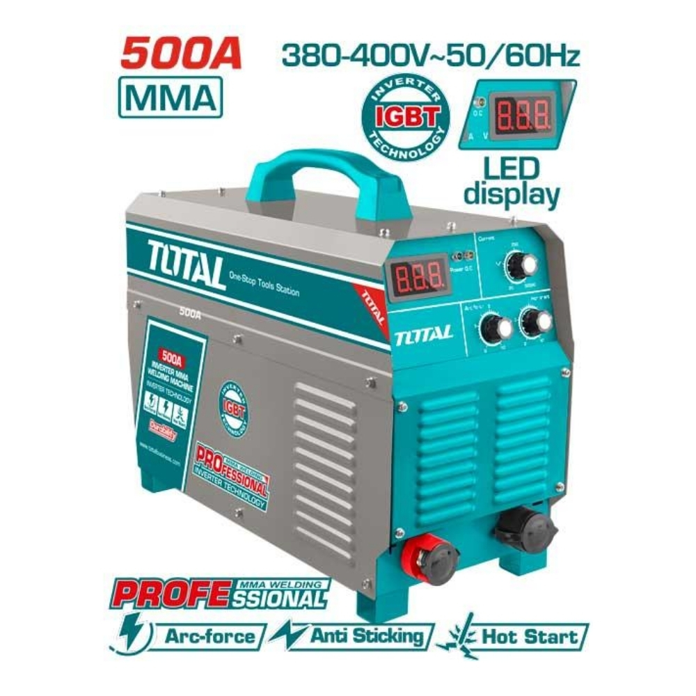 Máy hàn MMA biến tần 500A Total TW25005 1 Máy hàn MMA biến tần 500A Total TW25005