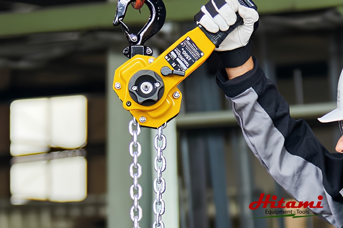Hướng dẫn sử dụng pa lăng xích kéo tay đúng kỹ thuật 2 Bước 2: Lắp đặt pa lăng đúng kỹ thuật