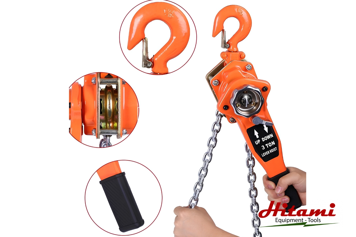 Cách sử dụng pa lăng xích lắc tay an toàn, hiệu quả 2 Kiểm tra tải trọng pa lăng xích lắc tay