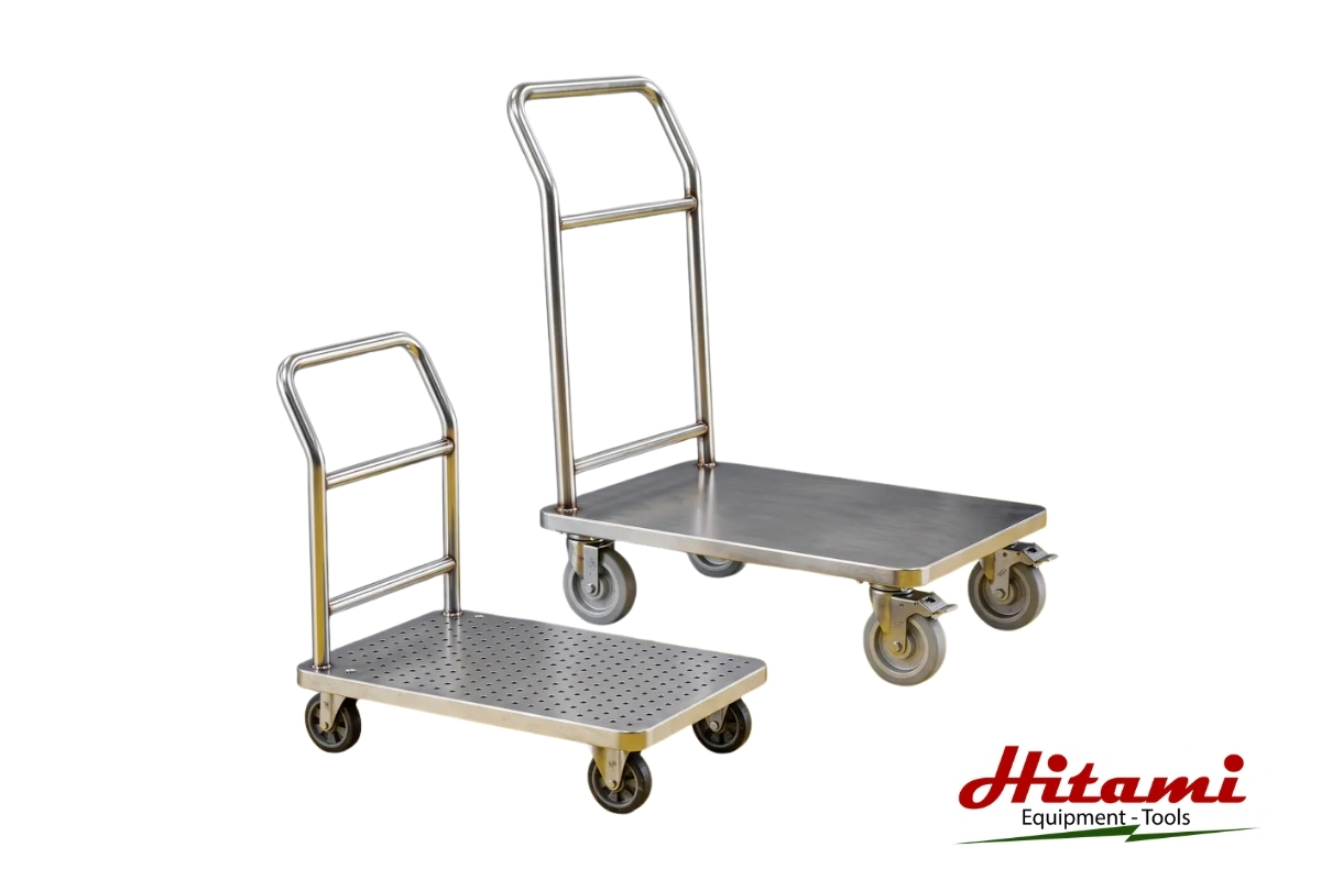 Những thông số về kích thước xe đẩy hàng 4 bánh cần biết 3 Chiều cao xe