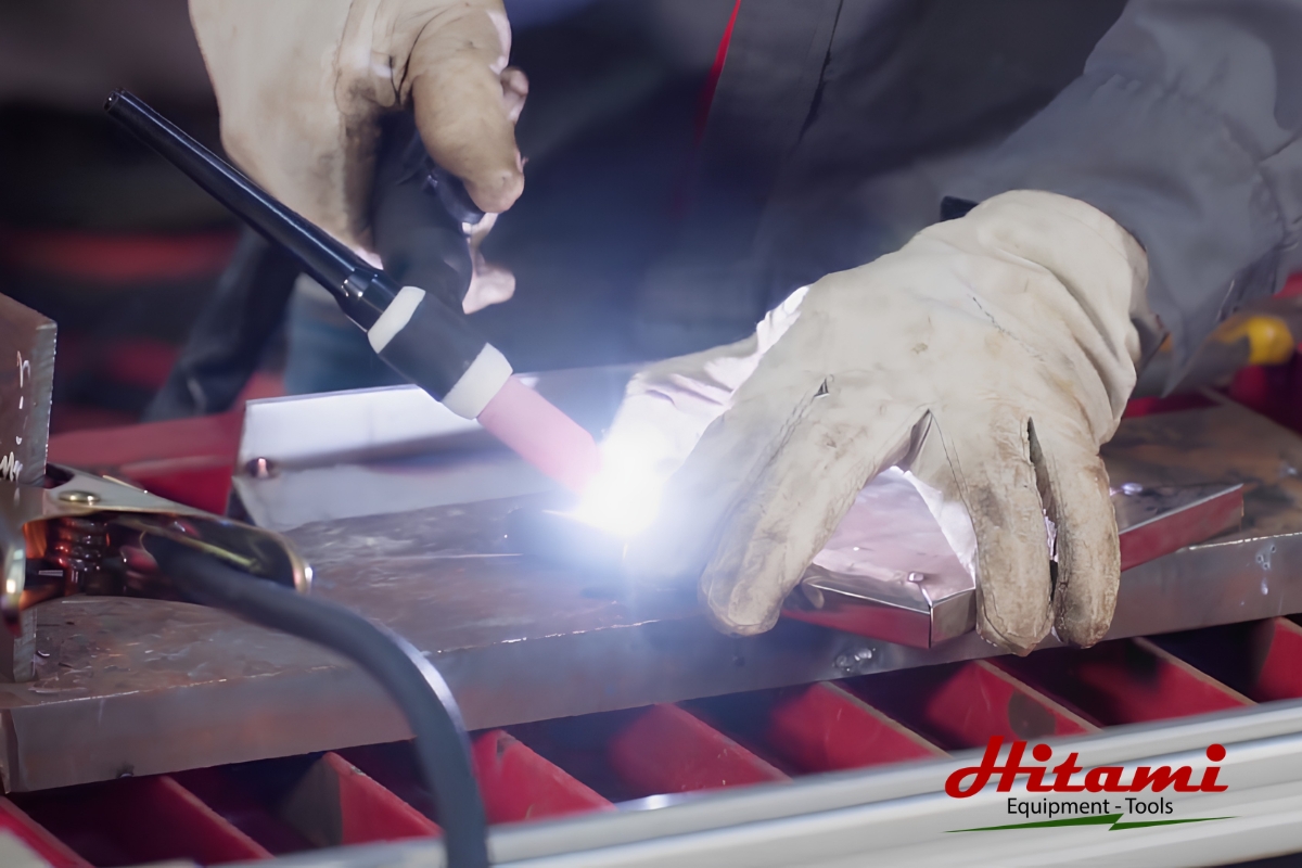 Mẹo hàn nhôm bằng máy hàn Tig đơn giản, dễ thực hiện 4 Tiến hành hàn