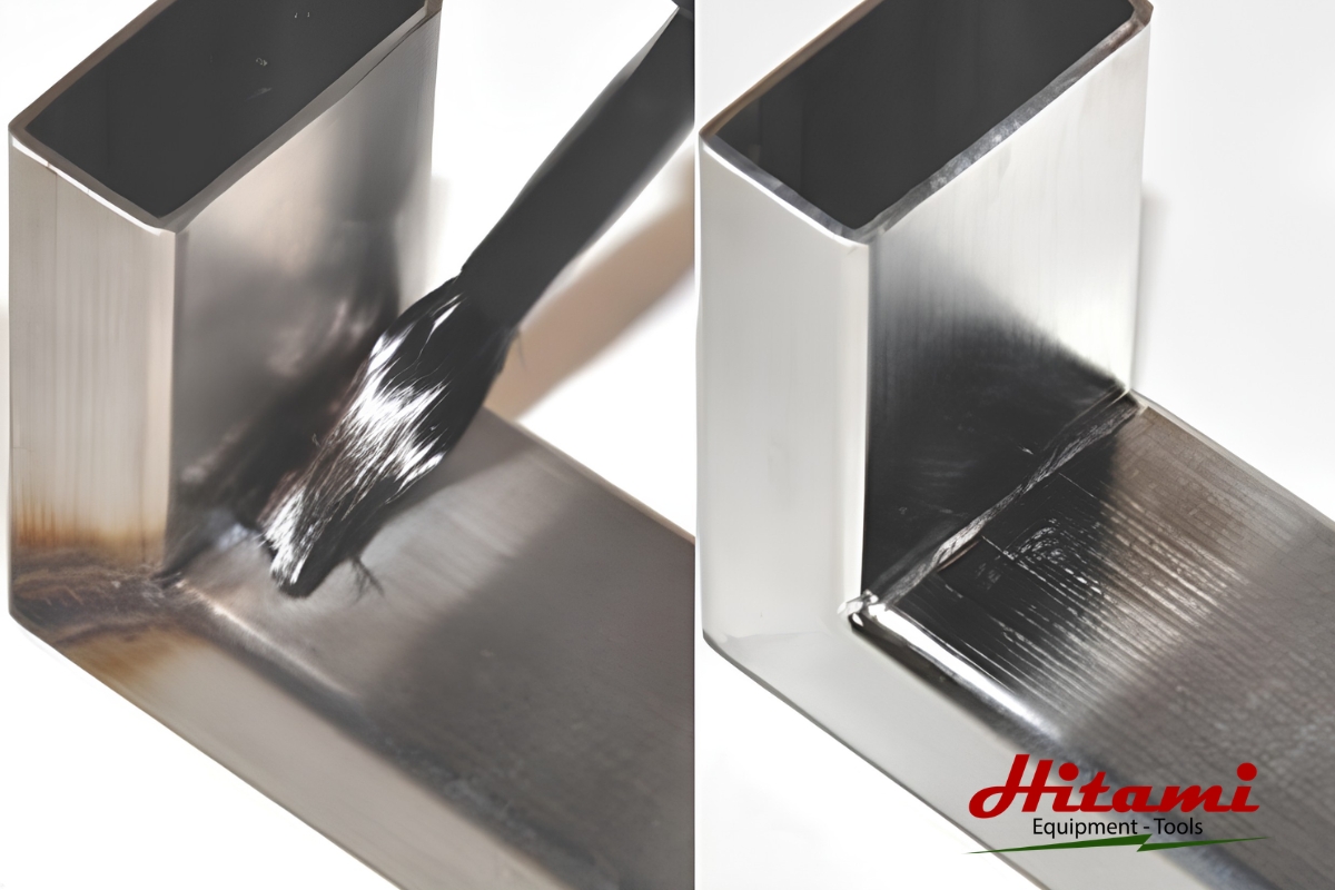 Hướng dẫn cách hàn inox bằng máy hàn Tig đúng kỹ thuật 2 Vệ sinh phôi hàn