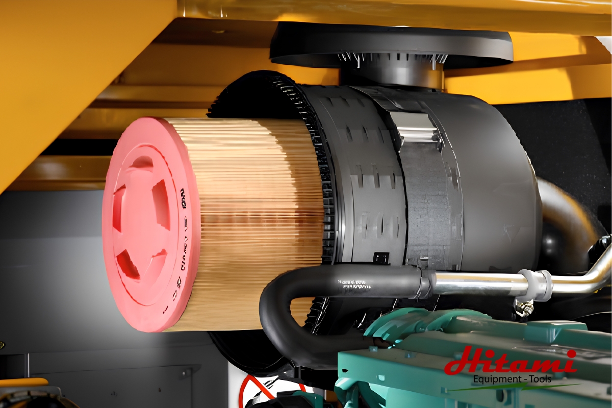 Hướng dẫn sử dụng máy nén khí mini chi tiết cho người mới 2 Lắp lọc gió