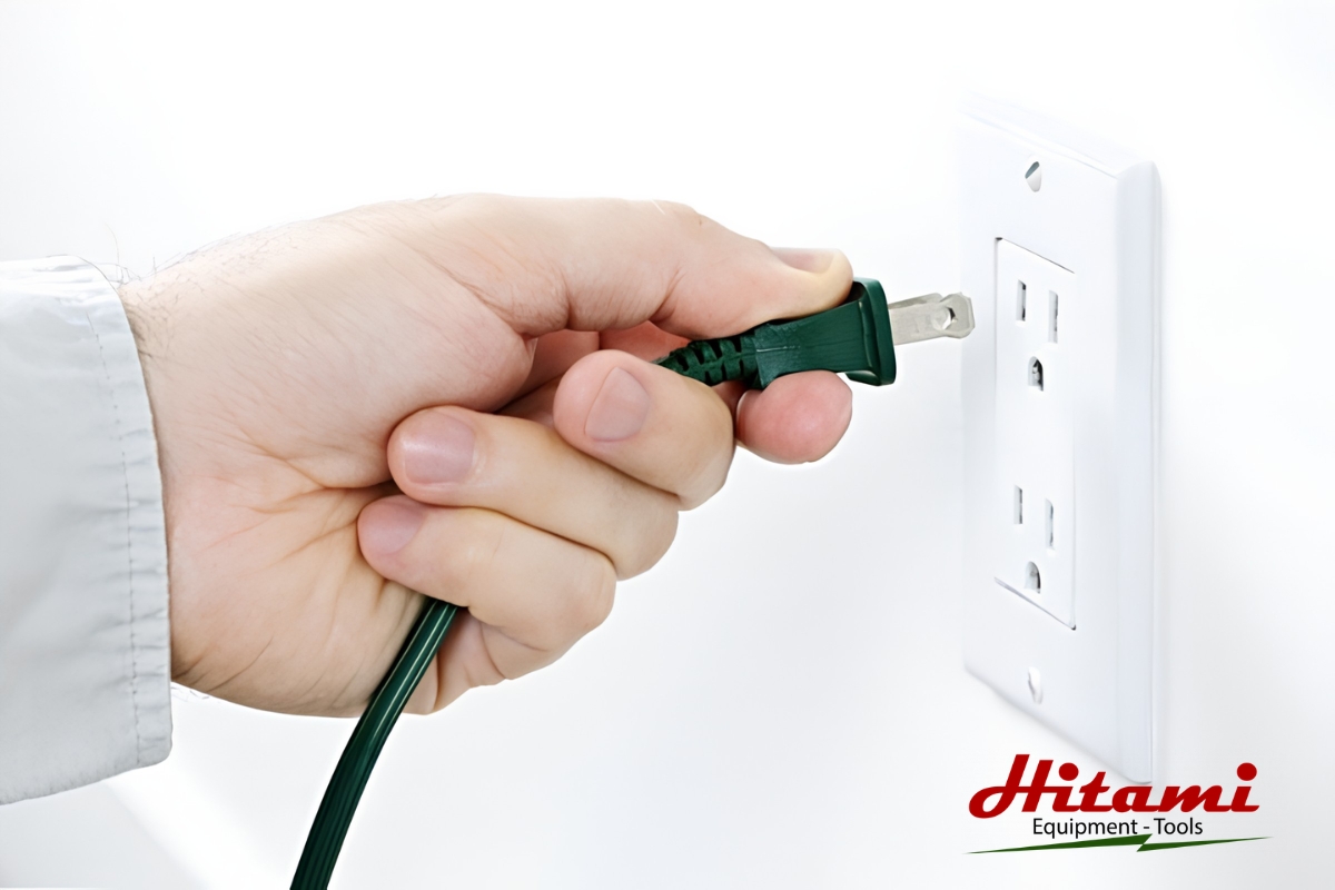 Hướng dẫn sử dụng máy nén khí mini chi tiết cho người mới 3 Kết nối nguồn điện