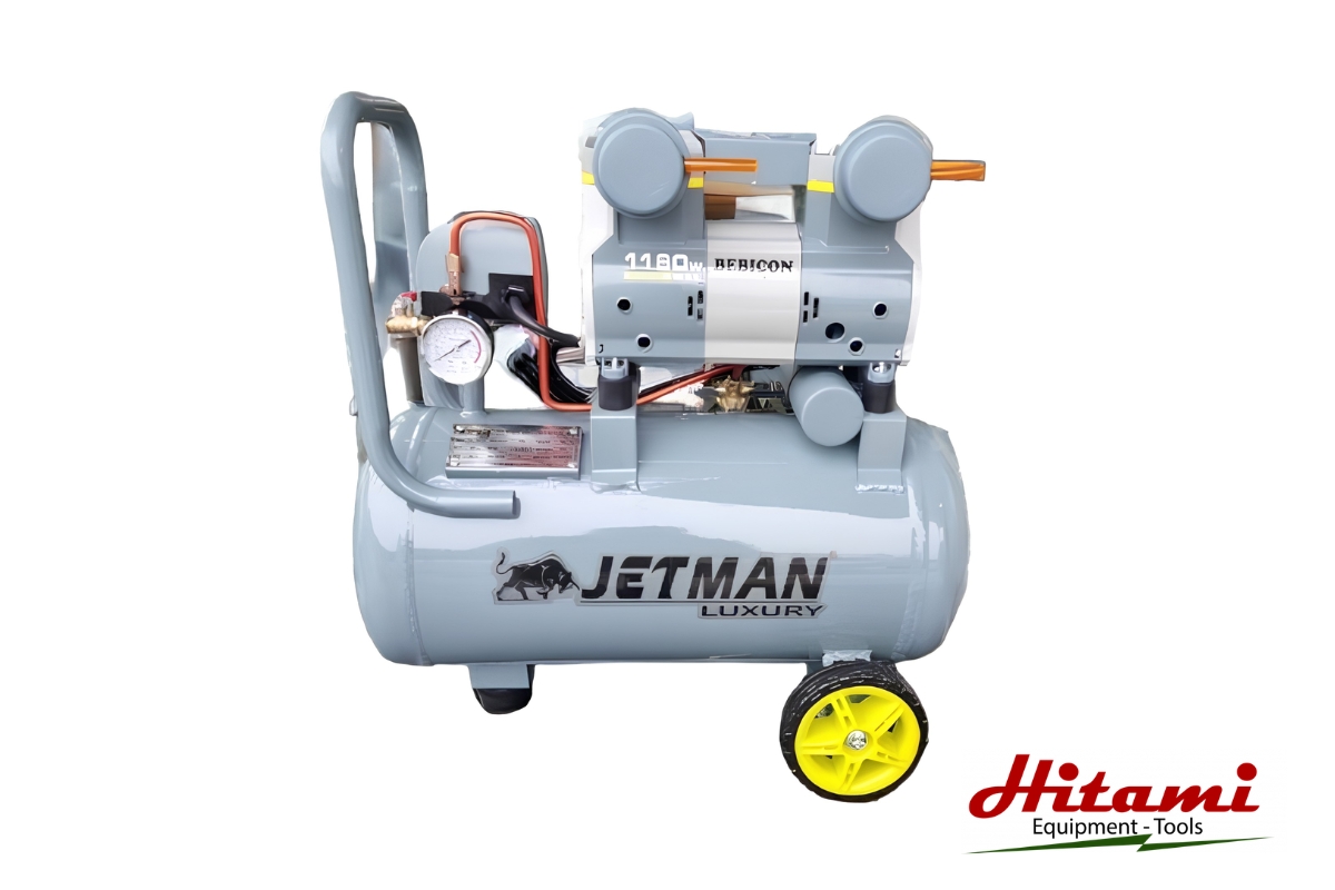 Top 7 máy nén khí không dầu mini được tin dùng hiện nay 5 Máy nén khí không dầu mini Jetman
