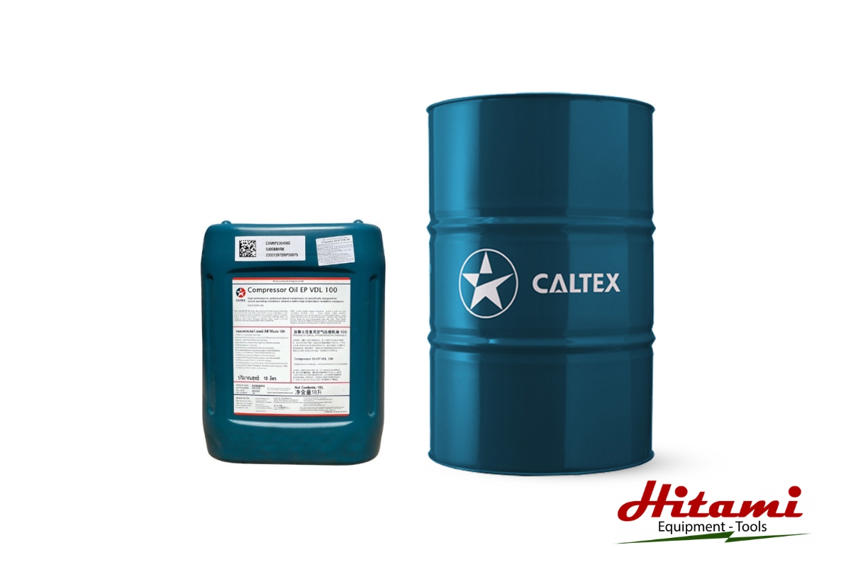 Dầu dùng cho máy nén khí Piston có những loại nào? 4 Dầu Caltex Compressor Oil EP VDL 100