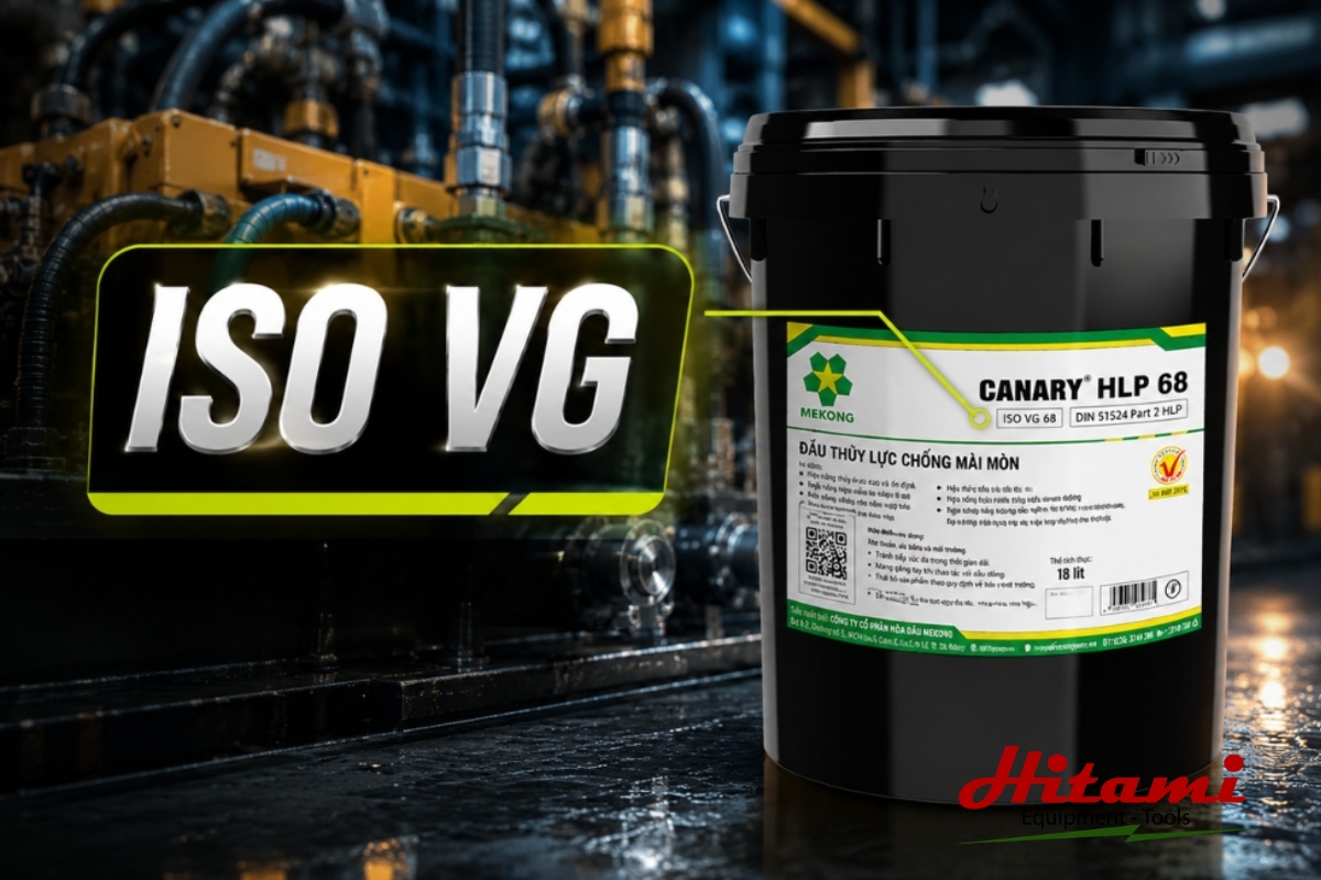 Dầu dùng cho máy nén khí Piston có những loại nào? 5 Độ nhớt (ISO VG)