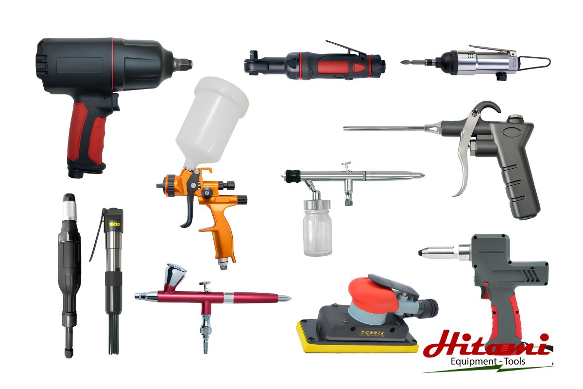 Cách tính công suất máy nén khí đơn giản, chính xác 2 Các thiết bị sử dụng khí nén