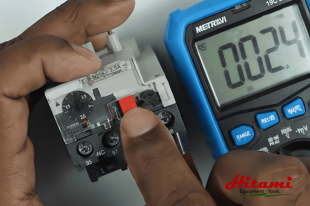 Mẹo khắc phục tình trạng máy nén khí không chạy nhanh chóng 3 Reset rơ le nhiệt