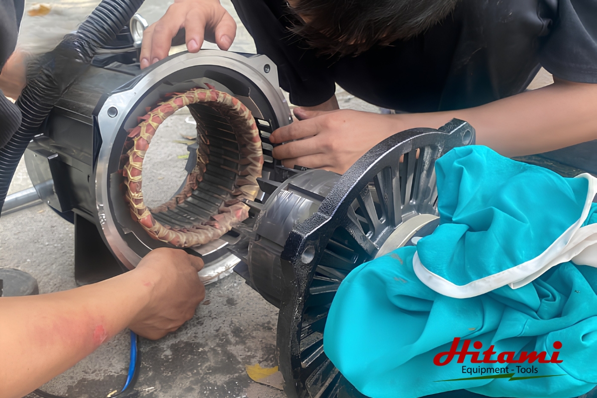 5 nguyên nhân máy nén khí chạy không tải và cách khắc phục 5 Kiểm tra bánh răng
