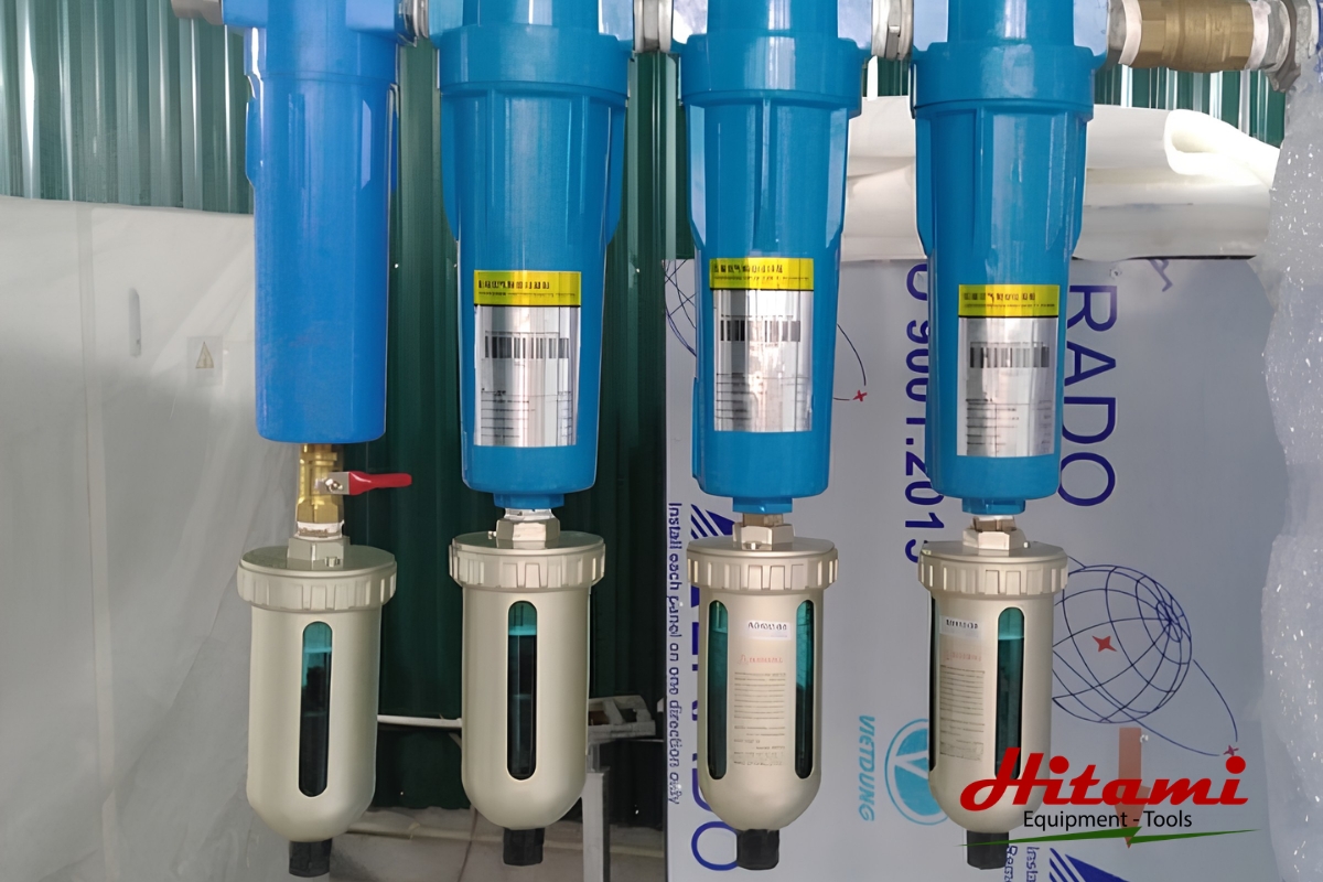 Nguyên nhân máy nén khí có nhiều nước và cách khắc phục 3 Bộ bẫy nước bị bẩn