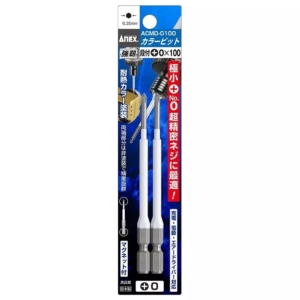 Vỉ 2 mũi vít 4 cạnh Anex ACMD-0100