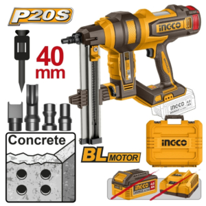 Máy bắn đinh bê tông 20V-Đinh 40mm Ingco CCNLI9005 (thân máy)