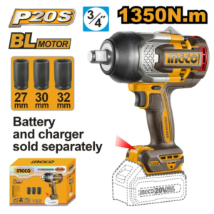 Máy siết bu lông 20V-1350Nm Ingco CIWLI201351 (thân máy)