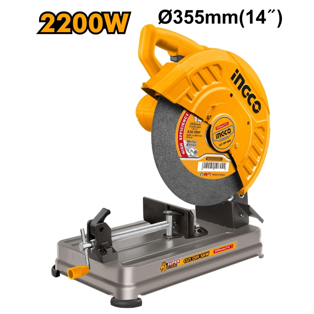 Máy cắt sắt 2200W-355mm Ingco COS223558 1 Máy cắt sắt 2200W-355mm Ingco COS223558