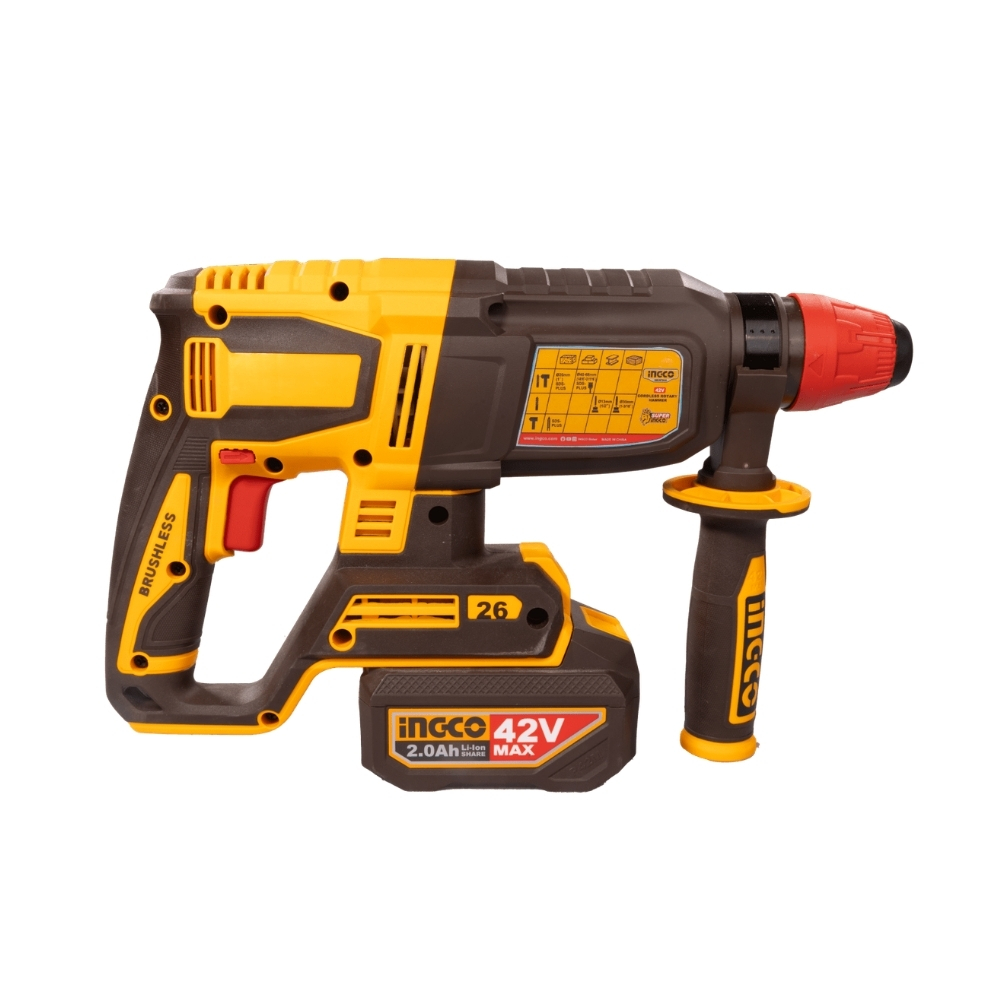 Máy khoan bê tông 3 chức năng 42V-2,5J Ingco CRHLI422682 2 CRHLI422682-2