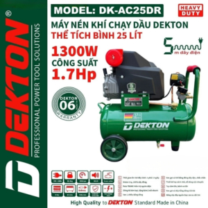 Máy nén khí chạy dầu 25L Dekton DK-AC25DR