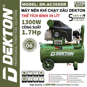 Máy nén khí chạy dầu 39L Dekton DK-AC39XDR