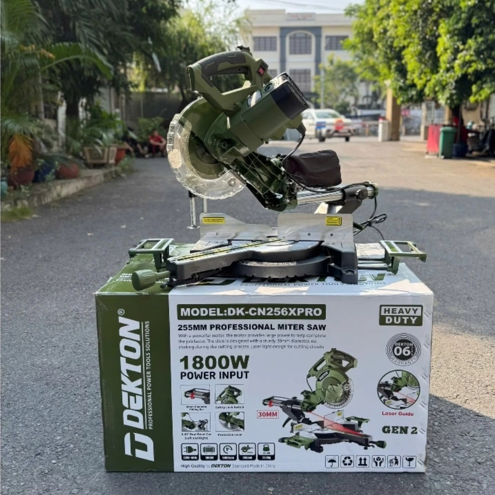 Máy cắt nhôm trượt 1800W-255mm Dekton DK-CN256XPRO 3 DK-CN256XPRO-3
