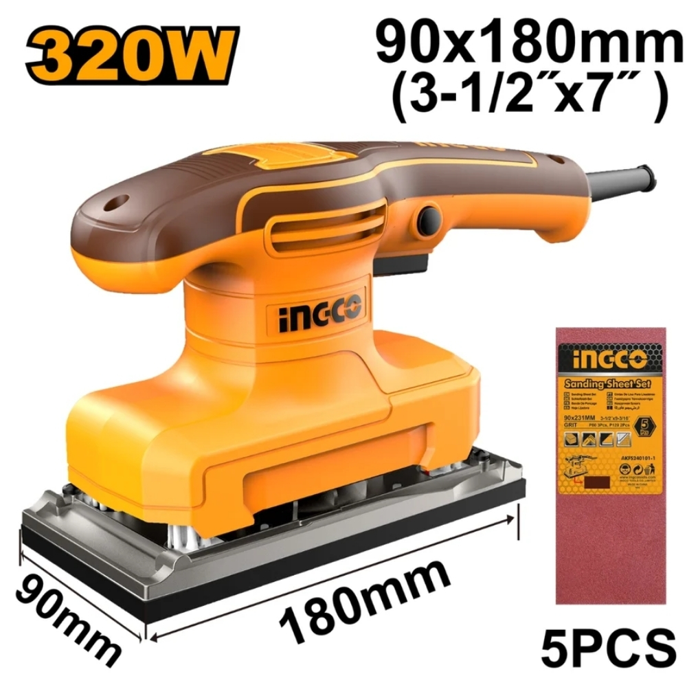 Máy chà nhám chữ nhật 320W Ingco FS3216 1 Máy chà nhám chữ nhật 320W Ingco FS3216