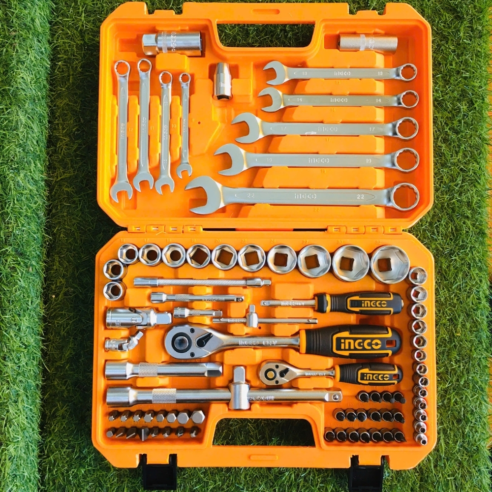 Bộ 82 đầu tuýp 1/4 inch &1/2 inch Ingco HKTS42802 2 HKTS42802-2