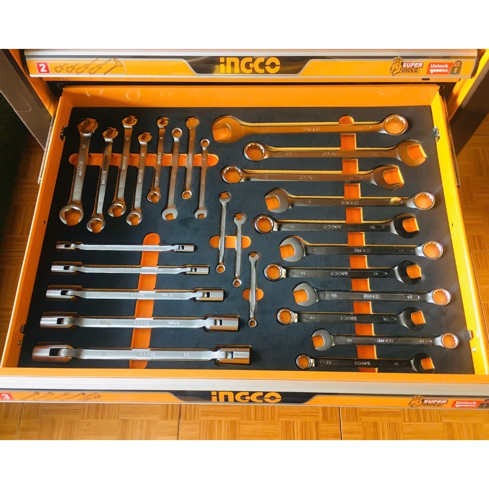 Tủ đồ nghề 7 ngăn-328 chi tiết Ingco HTCS273281 8 HTCS273281-4