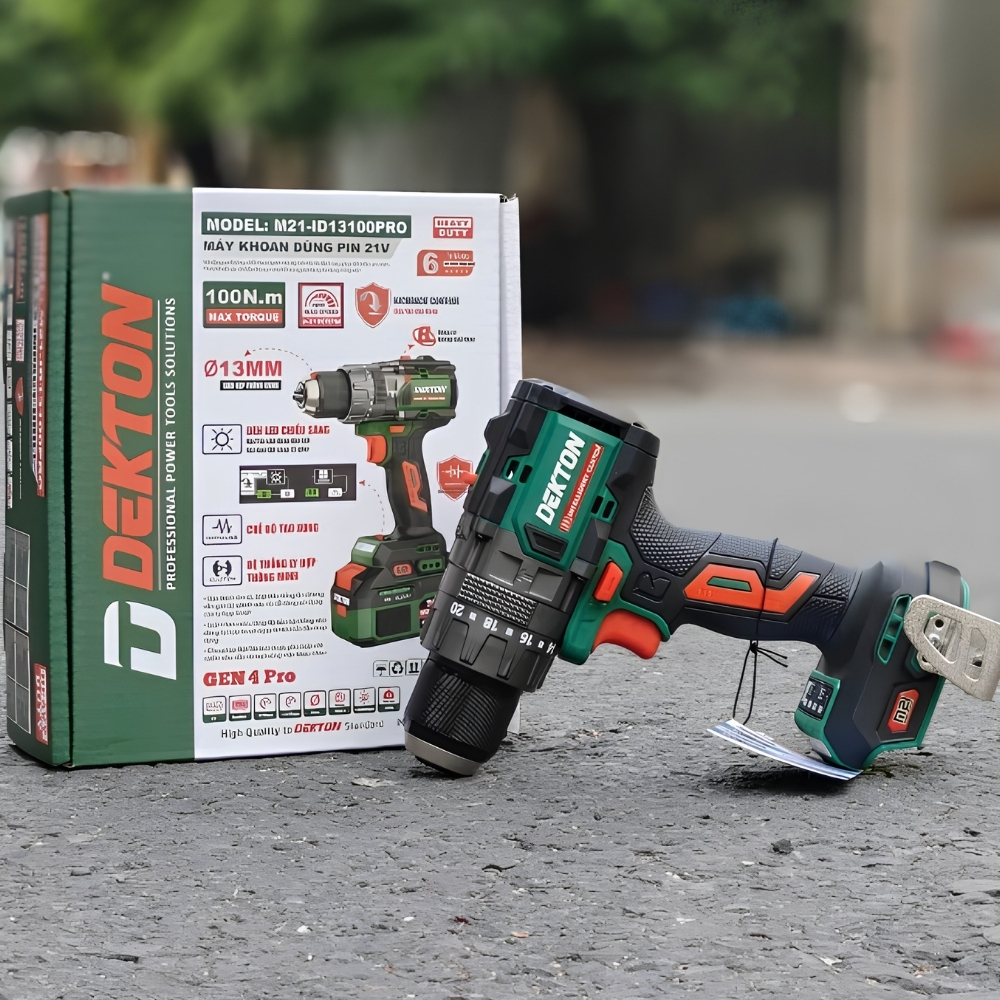 Máy khoan dùng pin 21V-100Nm Dekton M21-ID13100PRO 3 M21-ID13100PRO-mauxanh-3