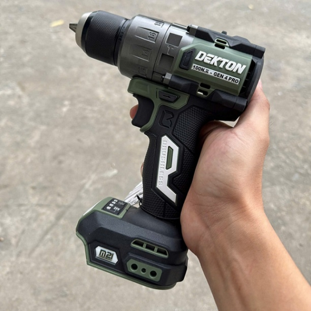 Máy khoan dùng pin 21V-100Nm Dekton M21-ID13100XCP 2 M21-ID13100XCP-2