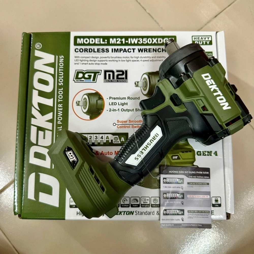 Máy siết bulong dùng pin 21V-355Nm Dekton M21-IW350XDGT 2 M21-IW350XDGT-3