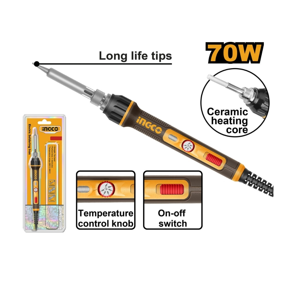 Mỏ hàn chì 70W Ingco SI01606 1 Mỏ hàn chì 70W Ingco SI01606