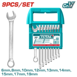 Bộ 9 cờ lê vòng miệng 6-19mm Total THT103296