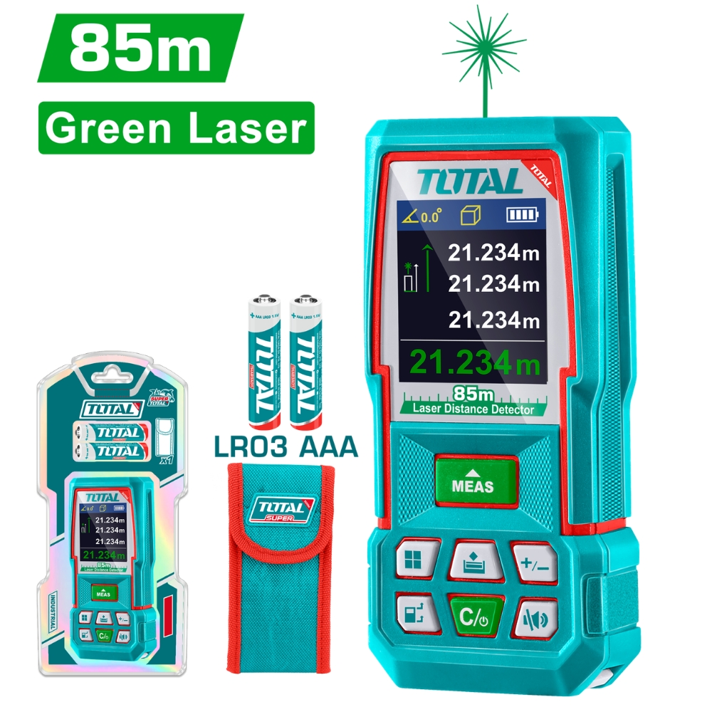 Máy đo khoảng cách tia laser xanh 85m Total TMT58527 1 Máy đo khoảng cách tia laser xanh 85m Total TMT58527