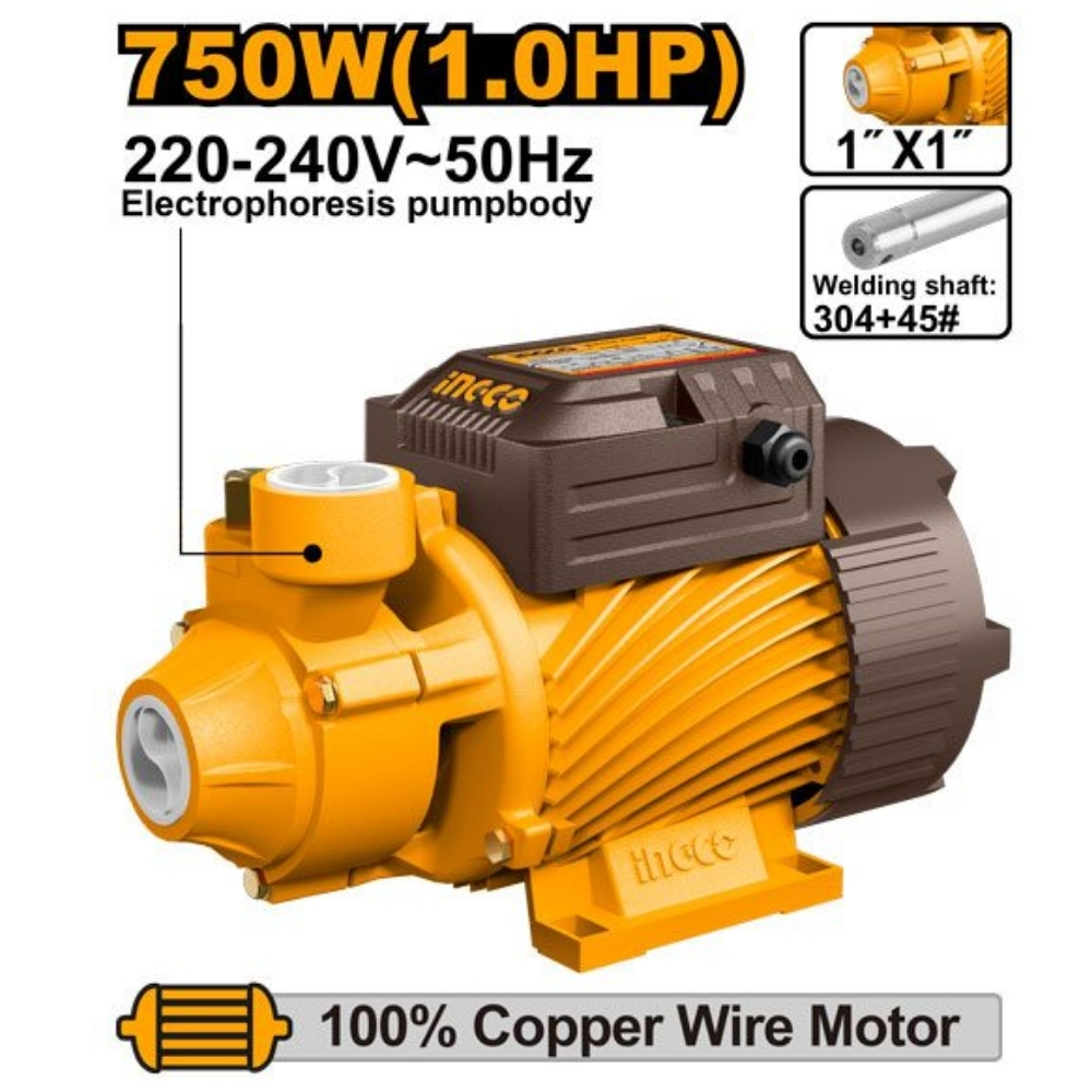 Máy bơm nước 750W Ingco VPM75068 1 Máy bơm nước 750W Ingco VPM75068